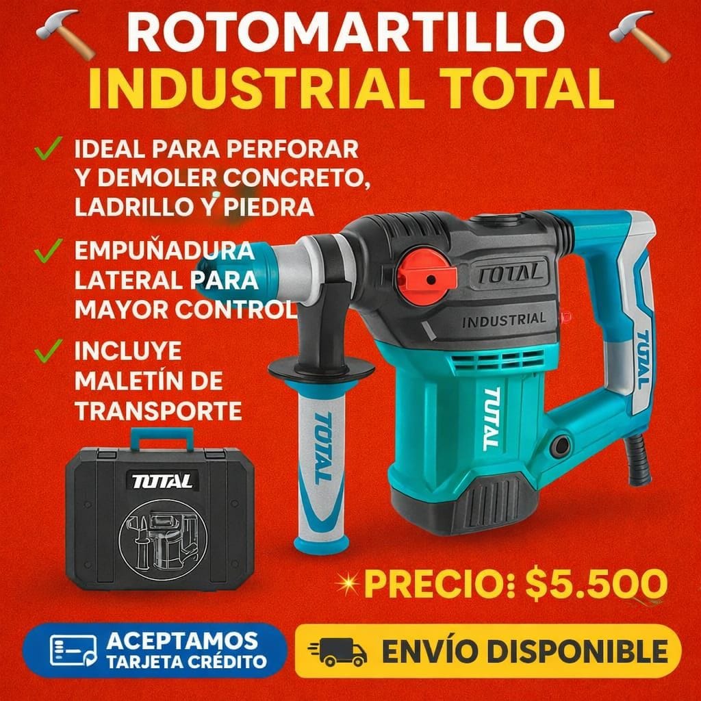 Rotomartillo industrial TOTAL