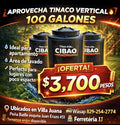 Tinaco vertical TINA-KIN Cibao 100 galones