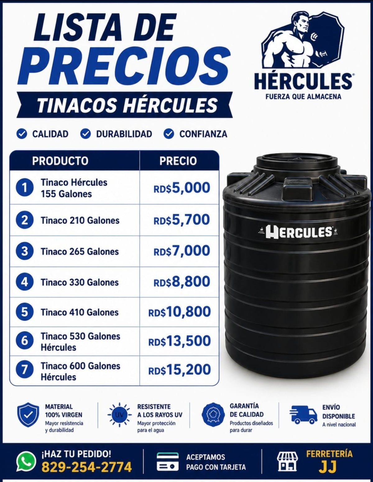 Tinacos Hércules